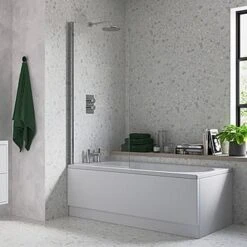 B2L Curved Over Bath Screen