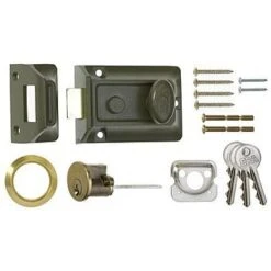 ERA Traditional Rim Lock Night Latch Green 133-87