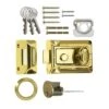 ERA Traditional Rim Lock Night Latch Brass