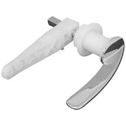 Centurion CP133 'E Type' Metal Toilet Cistern Lever Flush Handle