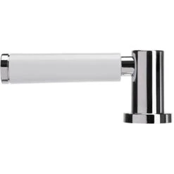 Croydex Blanc White/Chrome Toilet Cistern Lever Handle -Outlet The Build Edge Store 0106900 700