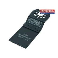 Faithfull 5 Piece 32mm 1-1/4" Flush Cut Multi-Tool Bi-Metal Blades -Outlet The Build Edge Store 0107094 700