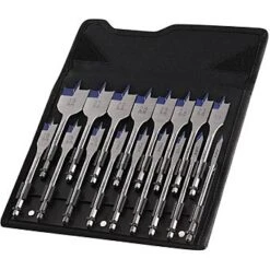 Irwin 4041002 17 Piece Blue Groove 4X Spade Bit Set
