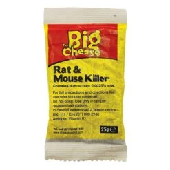 The Big Cheese Rat & Mouse Killer Grain Bait Sachets 6 Pack -Outlet The Build Edge Store 0107517 700