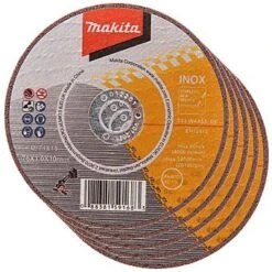Makita D-74815-5 5 Pack 76mm Inox Cut Off Wheels For Stainless Steel Metal (Fits DMC300)